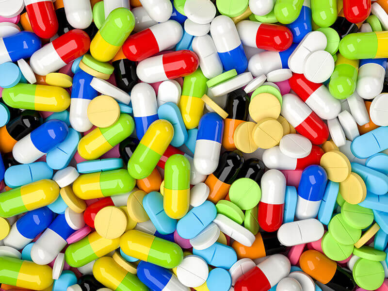 Automated supplement production line at the Bactolac Pharmaceutical facility